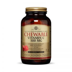 Chewable Vitamin C Cran-Raspberry 500mg 90 Tabs