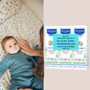 Pack Trio Mustela Hydra Bébé Visage (40 ml x 3)
