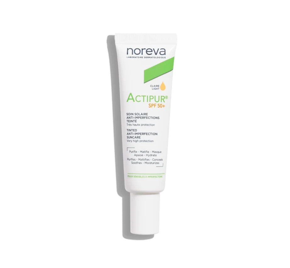 Actipur Soin solaire anti-imperfections teinté SPF50+ Teinte claire 30ml